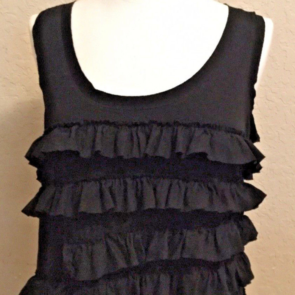 Calvin Klein Womens Top XL Black Blouse Sleeveless
